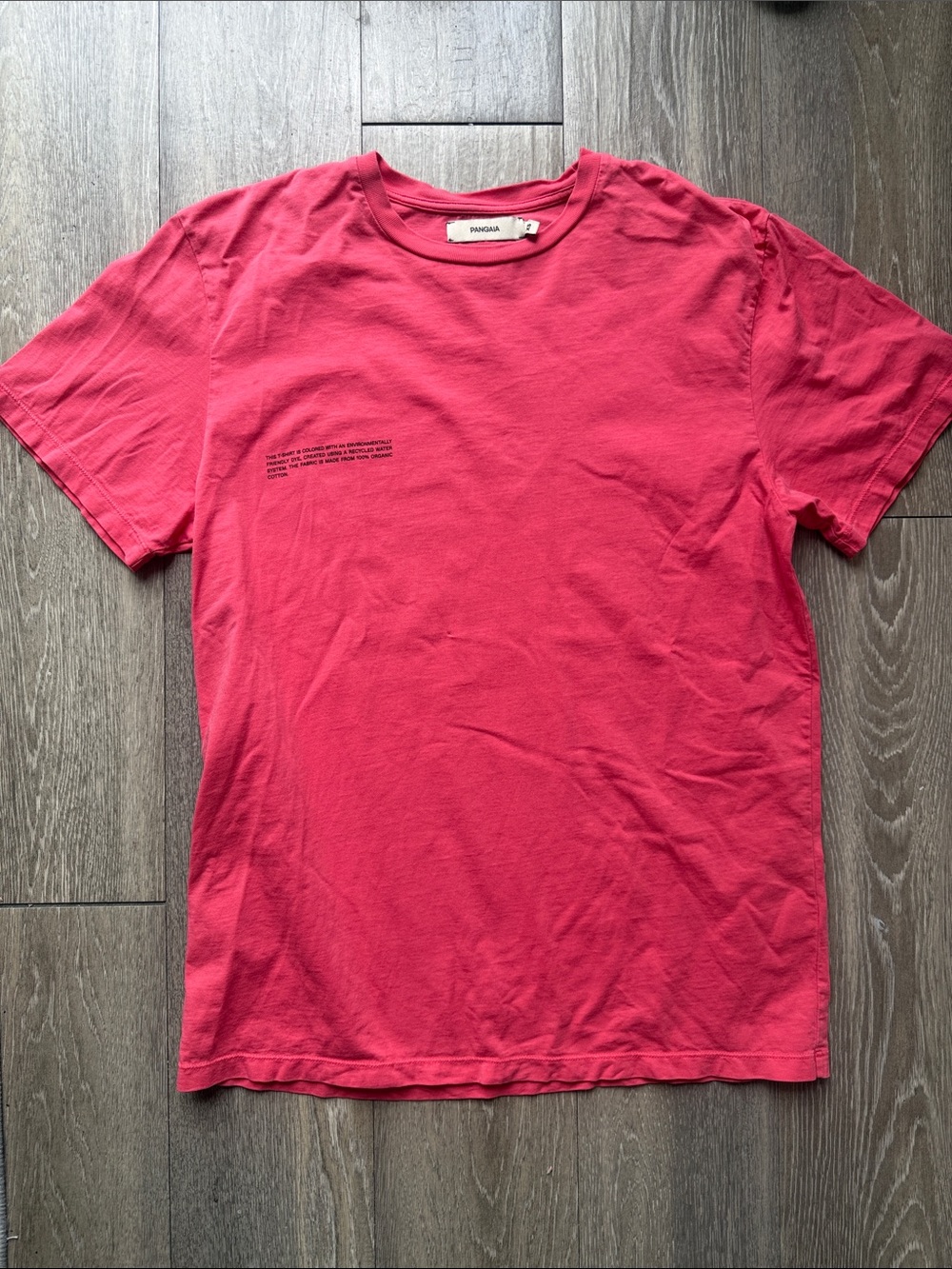 Pangaia Crewneck T‑Shirt in Pink